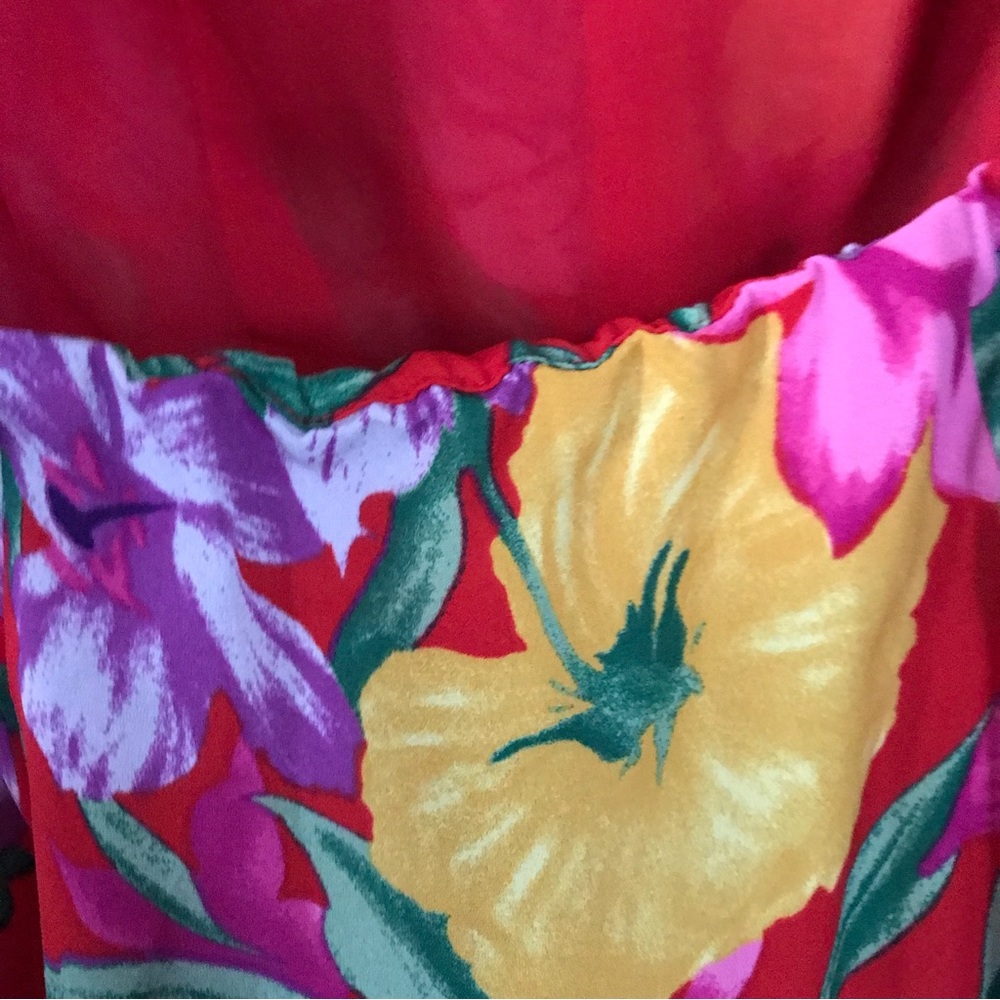 Rixo For Target Floral Open Back Cascade Ruffle Dress - Picture 14 of 14